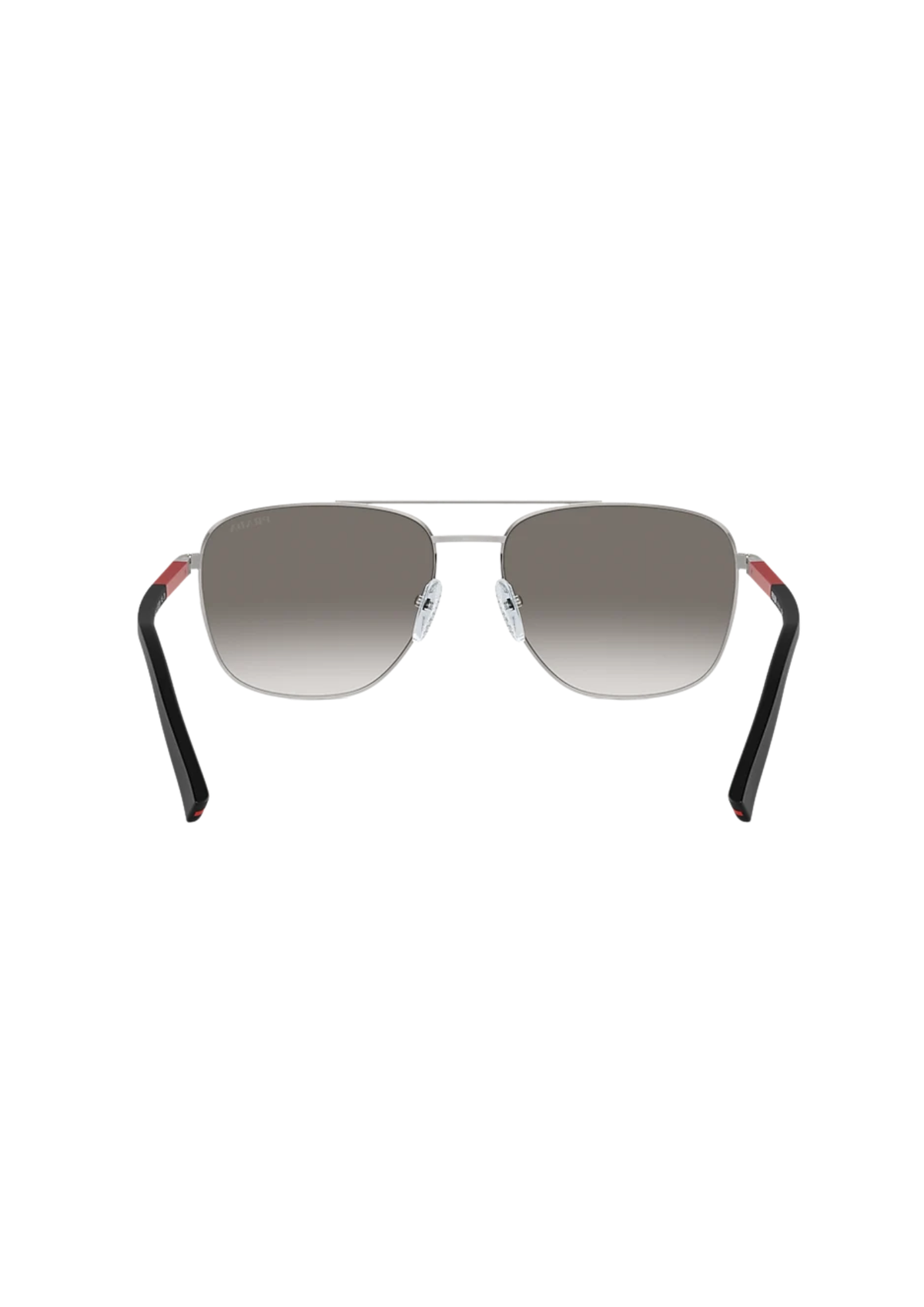 Prada Linea Rossa PS 54ZS Men's Sunglasses – Silver Frame / Gradient Grey Mirror Lenses