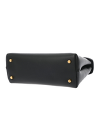 Celine Medium Nino Supple Grained Calfskin Top-Handle Bag – Black – Women
