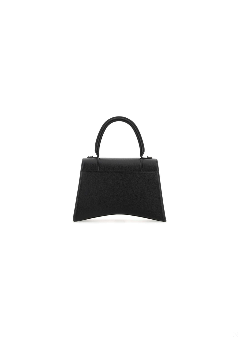 Balenciaga Embossed Leather Top Handle Bag Black Women