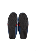 Gucci Men Leather Loafer in Blue / Black - product view 2