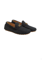 Valentino Garavani Men Driver Fastaway Loafer/7Y2S0K98AAH0HO in Black - front product view