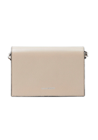 Alexander McQueen Biker Small Skull Leather Shoulder Bag – Beige – Women