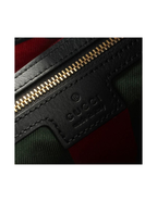 Gucci GG Emblem Medium Monogram Canvas Shoulder Bag – Beige & Black – Women