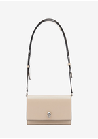 Alexander McQueen Biker Small Skull Leather Shoulder Bag – Beige – Women
