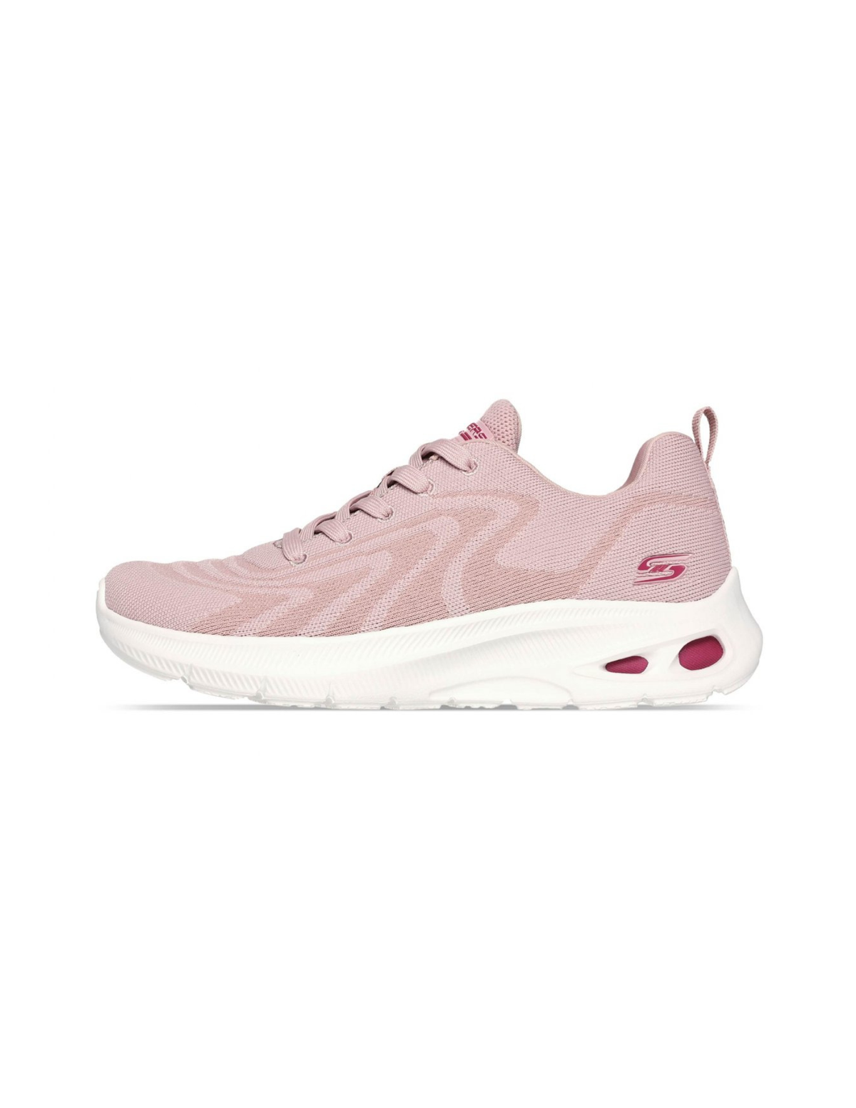 Skechers BOBS Unity Sleek Prism Memory Foam Knit Sneakers – Blush Pink – Women