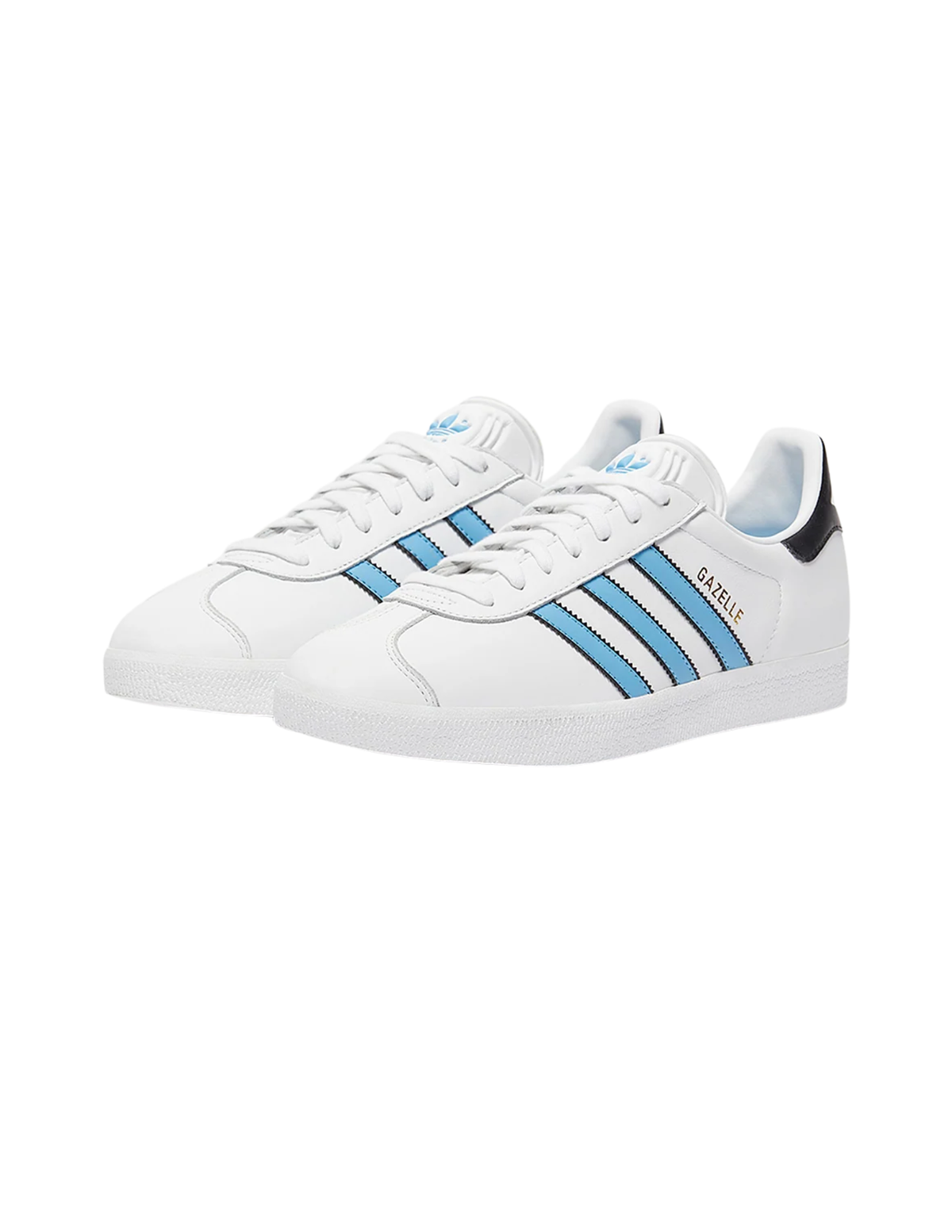 adidas Originals Gazelle Low-Top Sneakers – White & Blue – Unisex