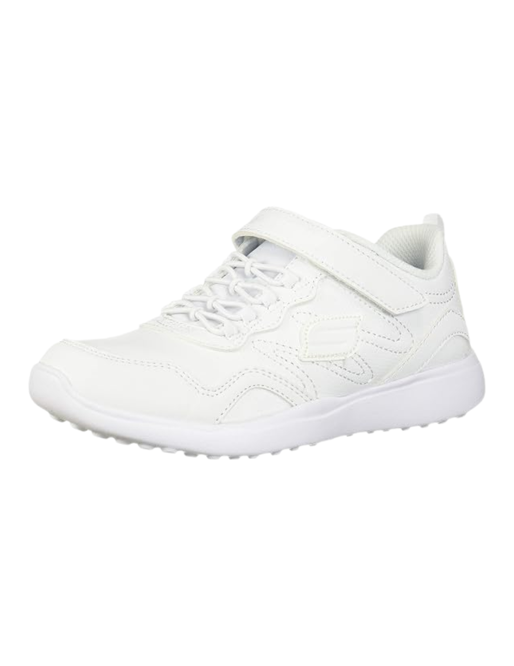 Skechers Microstrides School Sport Hook-and-Loop Sneakers – White – Kids
