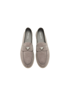 Prada Prada Suede Men Loafers/2DG124103F0424 F G00 in Grey - front product view