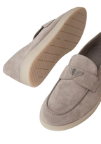 Prada Prada Suede Men Loafers/2DG124103F0424 F G00 in Grey - product view 3