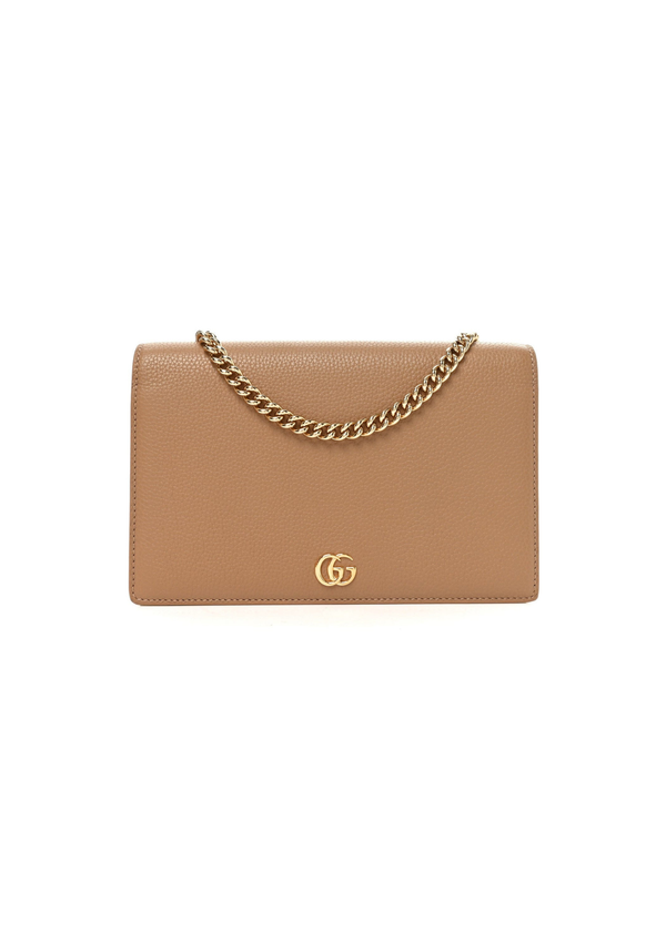Gucci GG Marmont Bi-Color Wallet on Chain