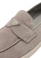 Prada Prada Suede Men Loafers/2DG124103F0424 F G00 in Grey - product view 4