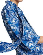 Questrian Print Muslin Dress