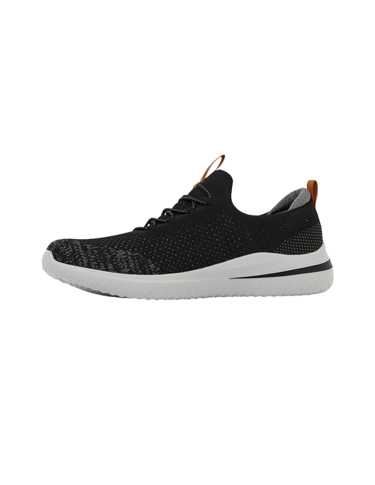 Skechers Delson 3.0 Mendon Memory Foam Slip-On Sneakers – Black – Men