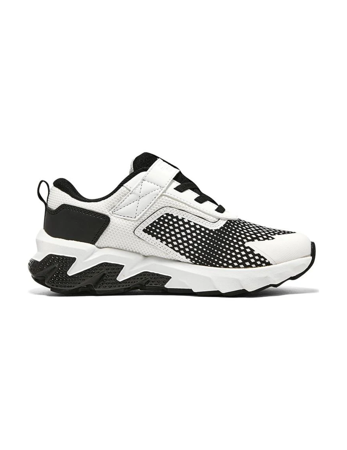 Skechers Elite Sport Tread Hook-and-Loop Mesh Sneakers – White / Black – Boys