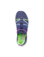 Skechers Ultra Flex 3.0 Air-Cooled Memory Foam Slip-On Sneakers – Charcoal / Multi – Kids