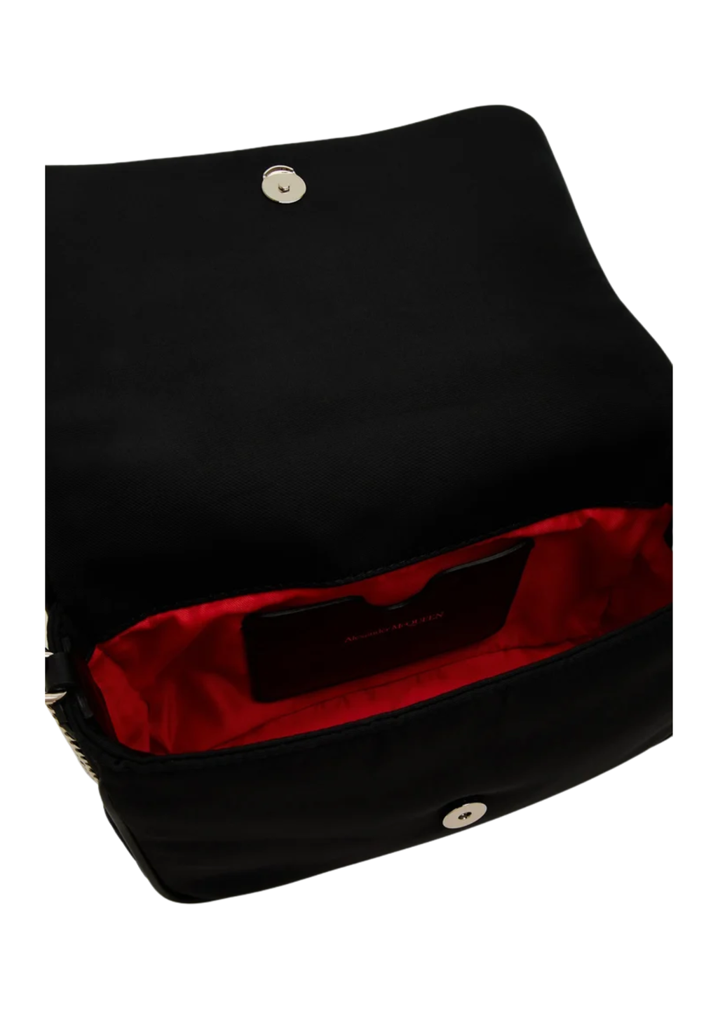 Alexander McQueen Small Skull Graffiti Shoulder Bag – Black/White – Women