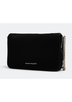 Alexander McQueen Small Skull Graffiti Shoulder Bag – Black/White – Women
