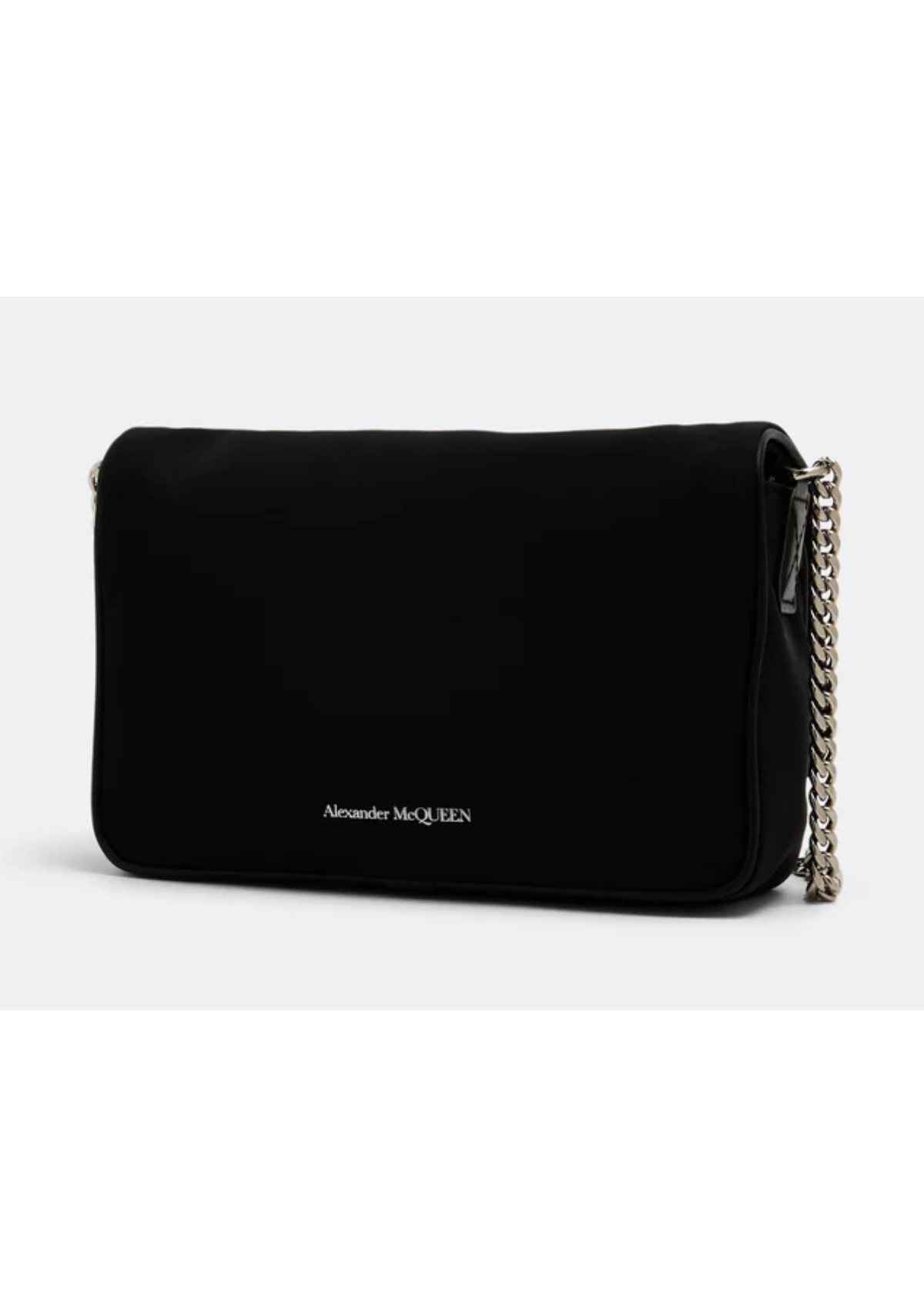 Alexander McQueen Small Skull Graffiti Shoulder Bag – Black/White – Women
