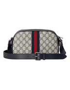 Gucci Ophidia GG Supreme Canvas Crossbody Bag – Beige/Navy – Women