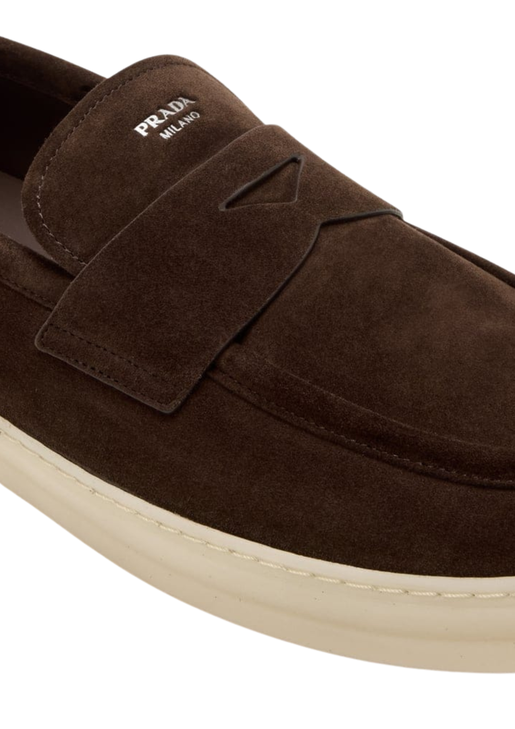 Prada Suede Loafers Brown Men