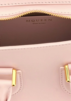 Alexander McQueen Mini Birdee Leather Handbag – Pink, White & Black – Women