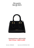Alexander McQueen Mini Birdee Leather Handbag – Pink, White & Black – Women