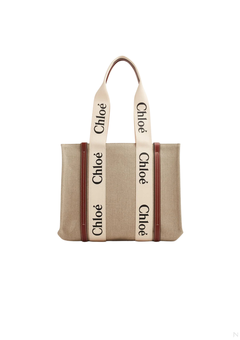 Chloé Woody Medium Shopping Tote Bag