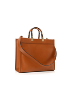 Fendi Sunshine Medium Brown Calf Leather Bag