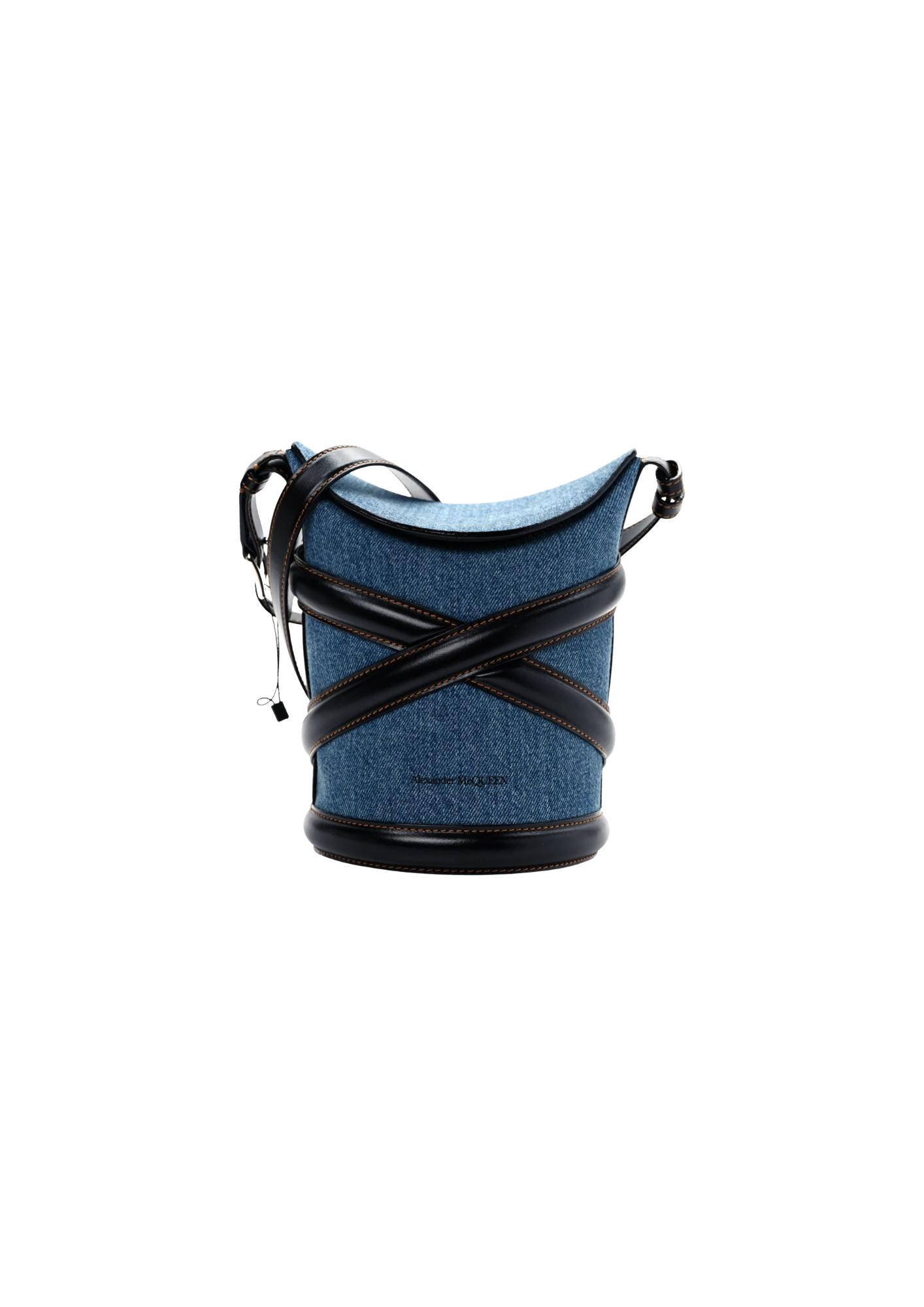 Alexander McQueen The Curve Small Bag Denim/Black Women