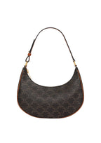 Celine Ava Triomphe Canvas & Calfskin Handbag – Tan – Women