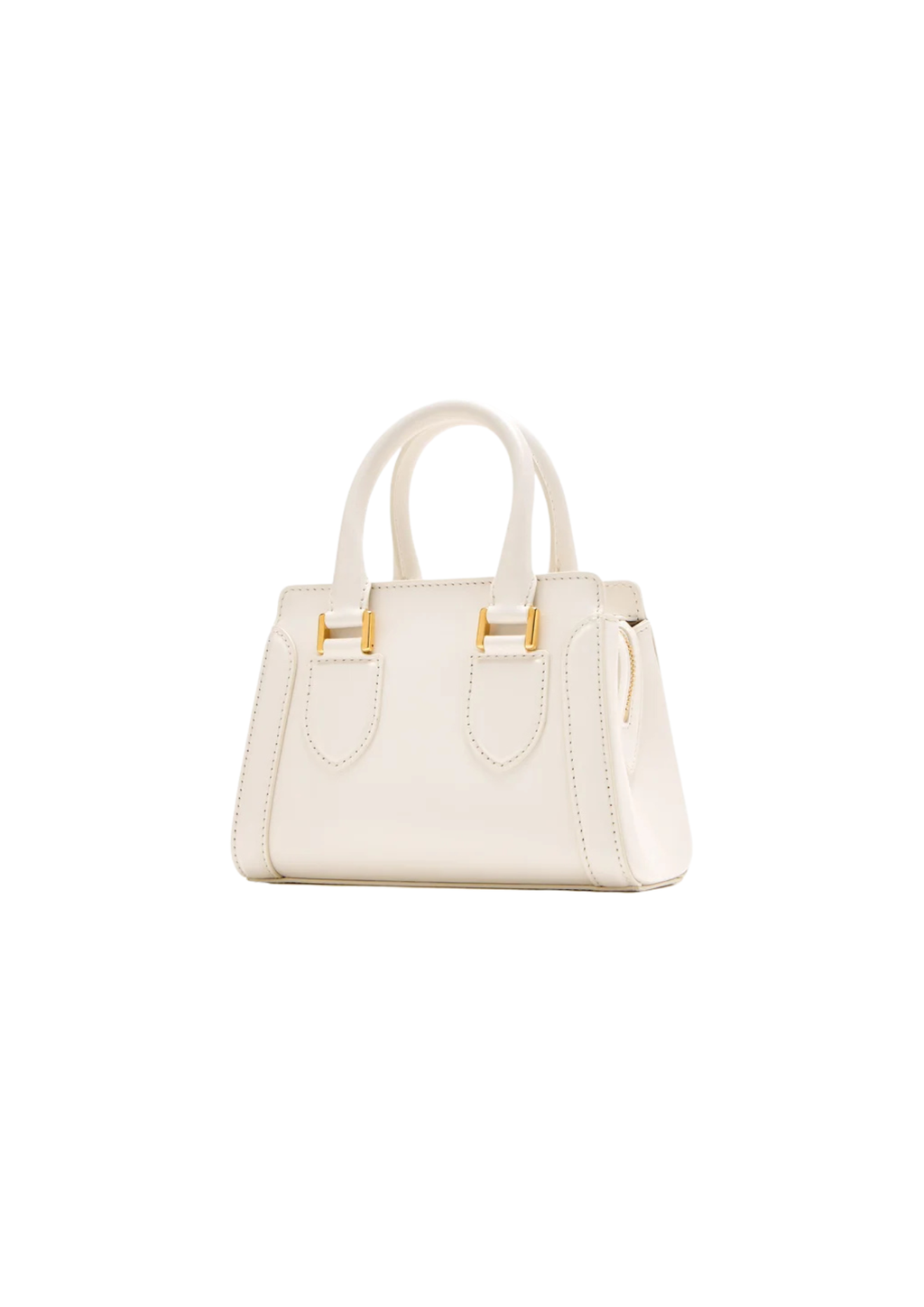 Alexander McQueen Mini Birdee Leather Handbag – Pink, White & Black – Women