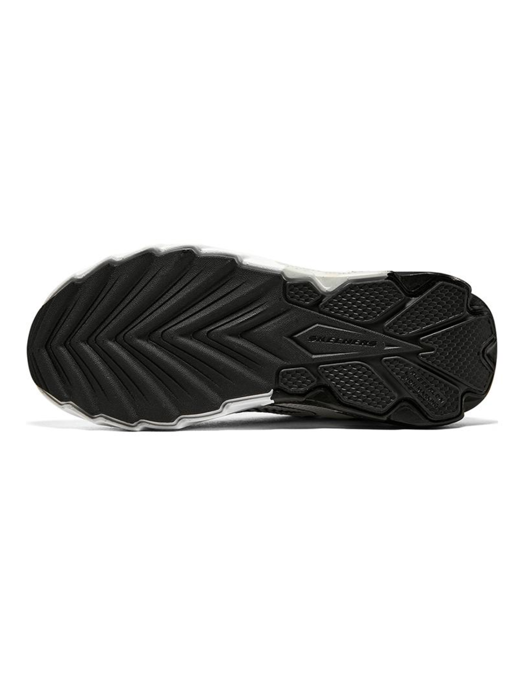Skechers Elite Sport Tread Hook-and-Loop Mesh Sneakers – White / Black – Boys