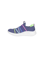 Skechers Ultra Flex 3.0 Air-Cooled Memory Foam Slip-On Sneakers – Charcoal / Multi – Kids