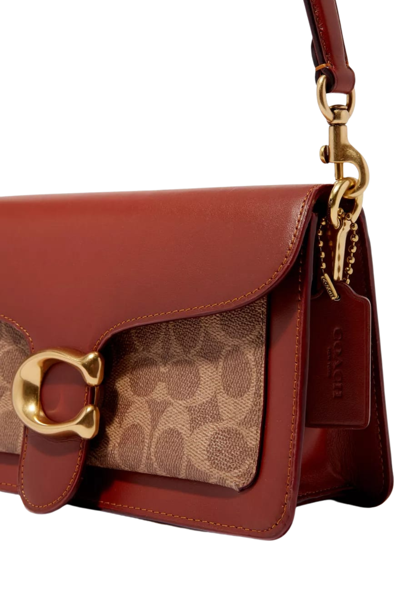 Coach Tabby Rust Tan Shoulder Bag