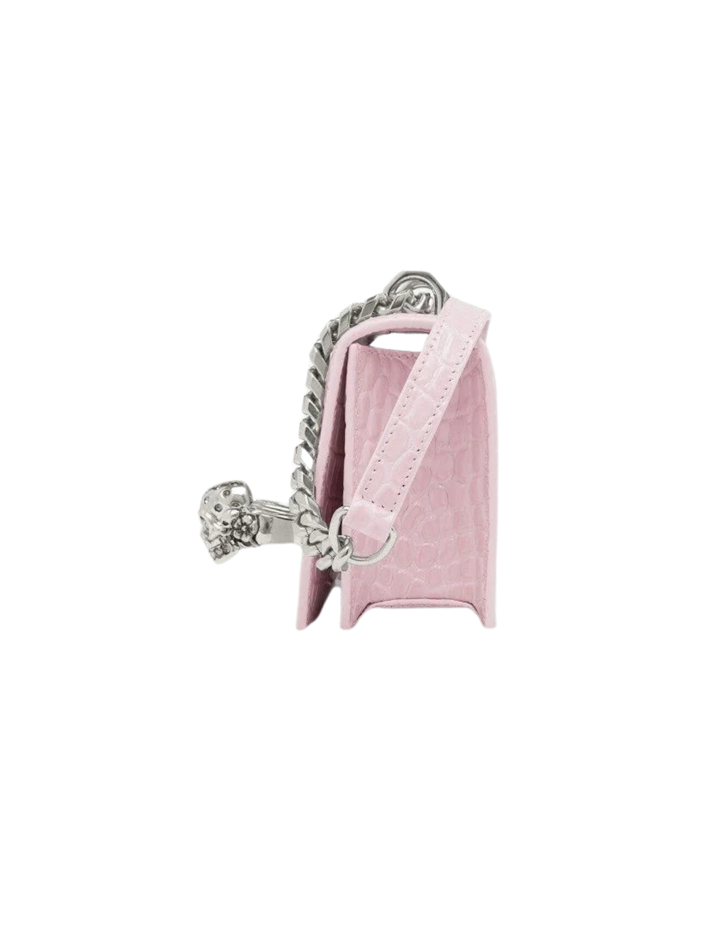 Alexander McQueen Mini Jewelled Satchel – Light Pink – Women