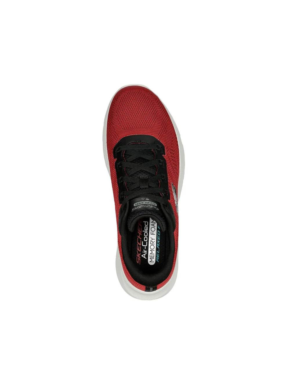 Skechers Equalizer 5.0 New Interval Memory Foam Sneakers – Red / Black – Men