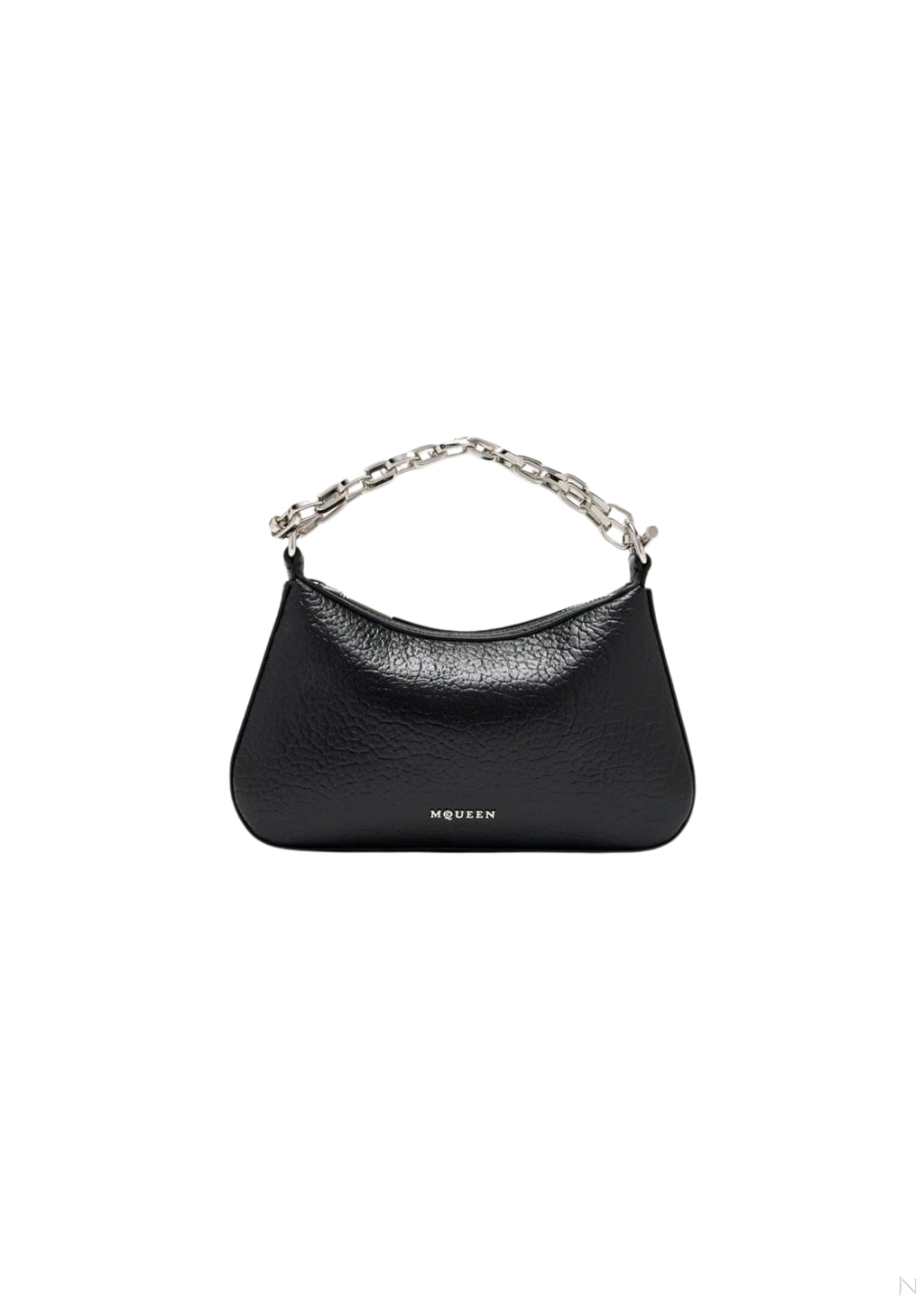 Alexander McQueen Mini T-Bar Leather Pouch Shoulder Bag – Black – Women