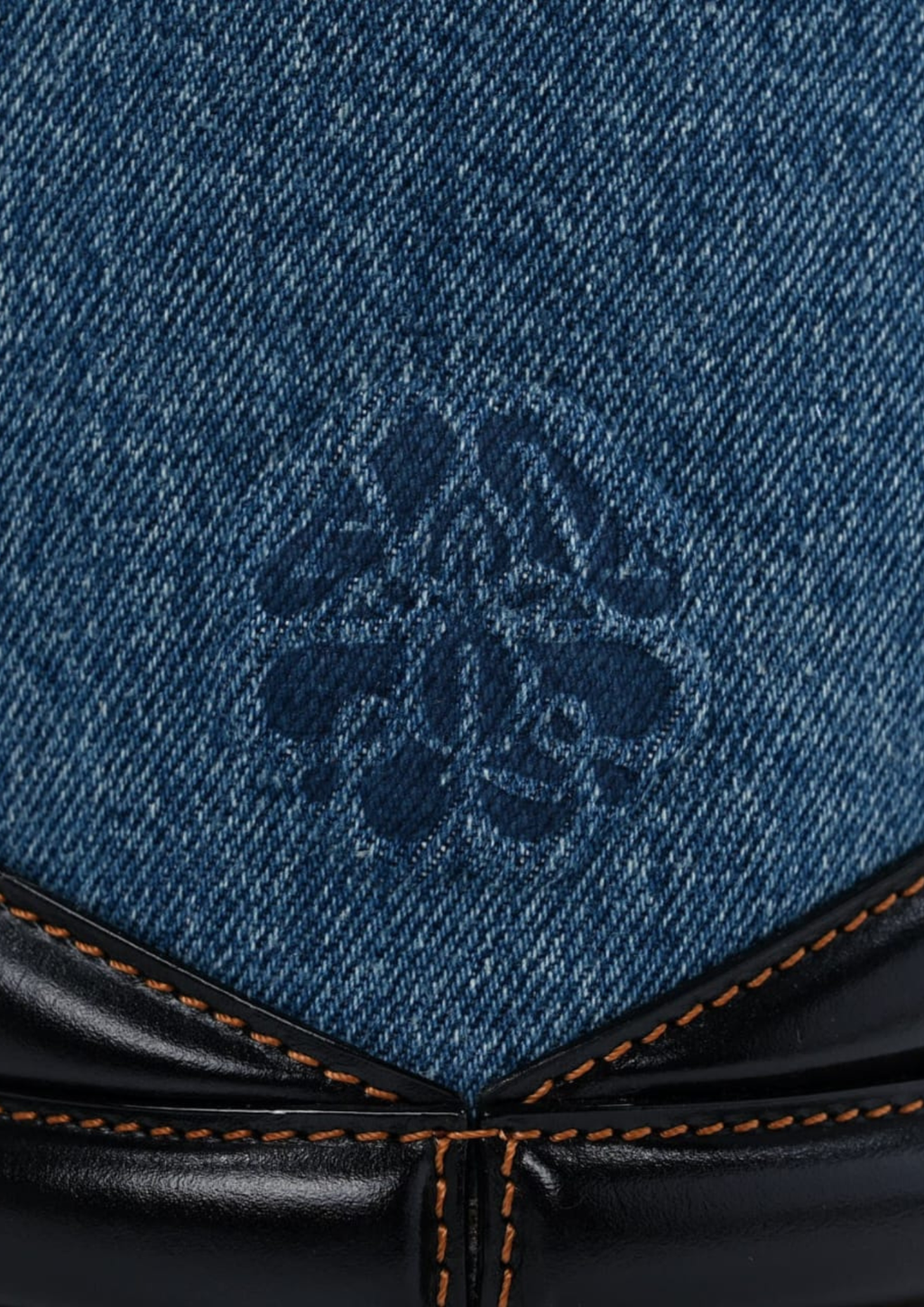 Alexander McQueen The Curve Small Bag Denim/Black Women