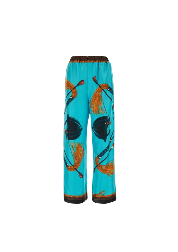 Gucci Silk Printed Pant