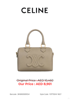 Celine Small Boston Grained Calfskin Shoulder Bag – Modern Taupe – Women