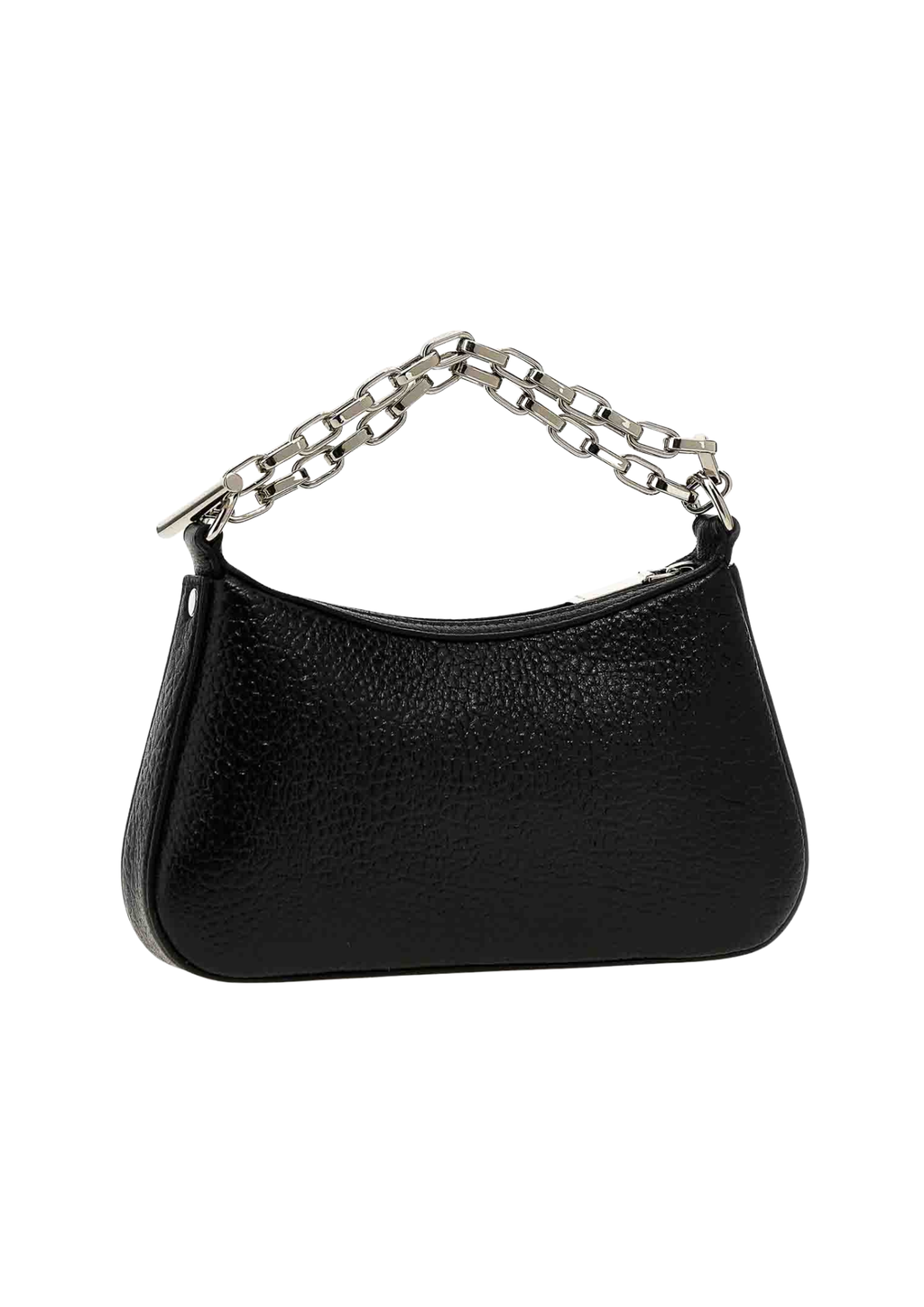 Alexander McQueen Mini T-Bar Leather Pouch Shoulder Bag – Black – Women