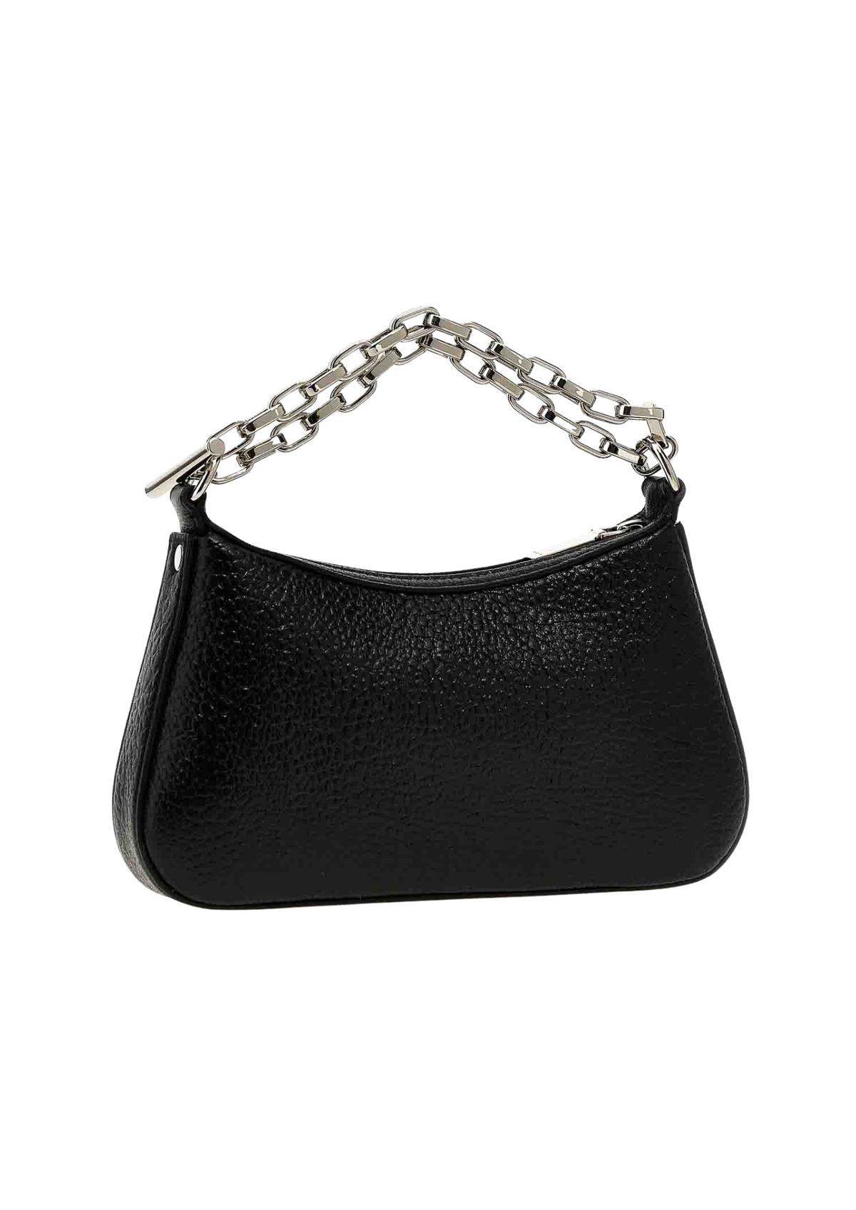 Alexander McQueen Mini T-Bar Leather Pouch Shoulder Bag – Black – Women