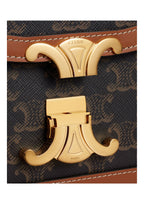 Celine Teen Triomphe Canvas & Calfskin Crossbody Bag – Tan – Women