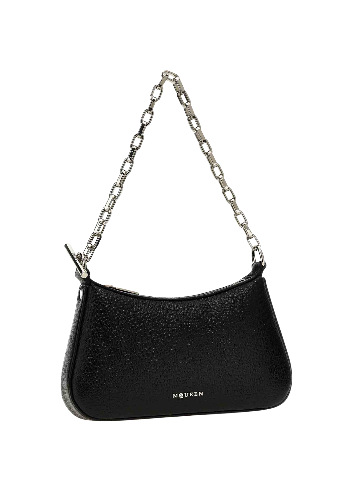 Alexander McQueen Mini T-Bar Leather Pouch Shoulder Bag – Black – Women
