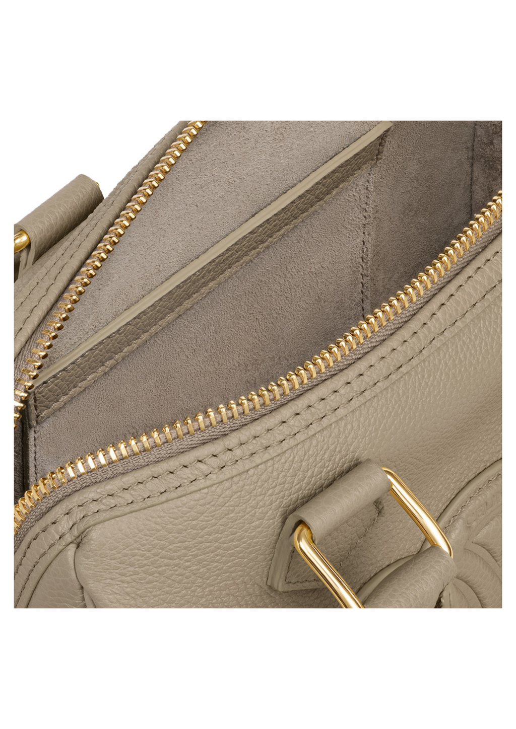 Celine Small Boston Grained Calfskin Shoulder Bag – Modern Taupe – Women