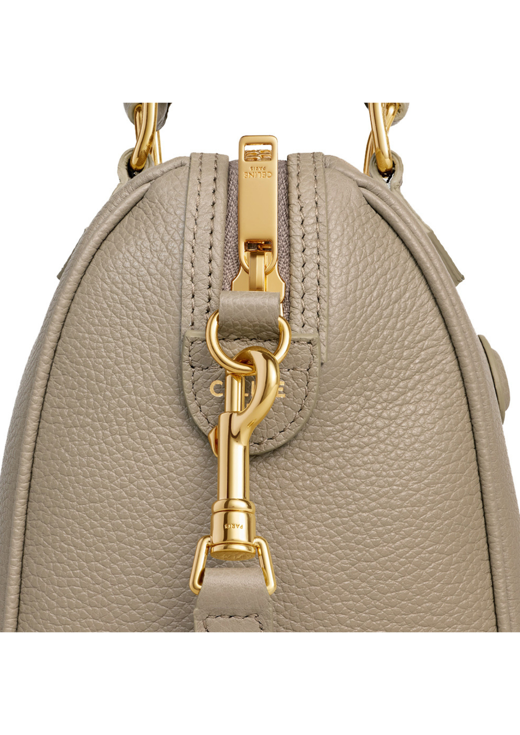 Celine Small Boston Grained Calfskin Shoulder Bag – Modern Taupe – Women