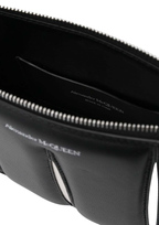 Alexander McQueen Women Slatch Clutch Shoulder Bag – Black/Silver