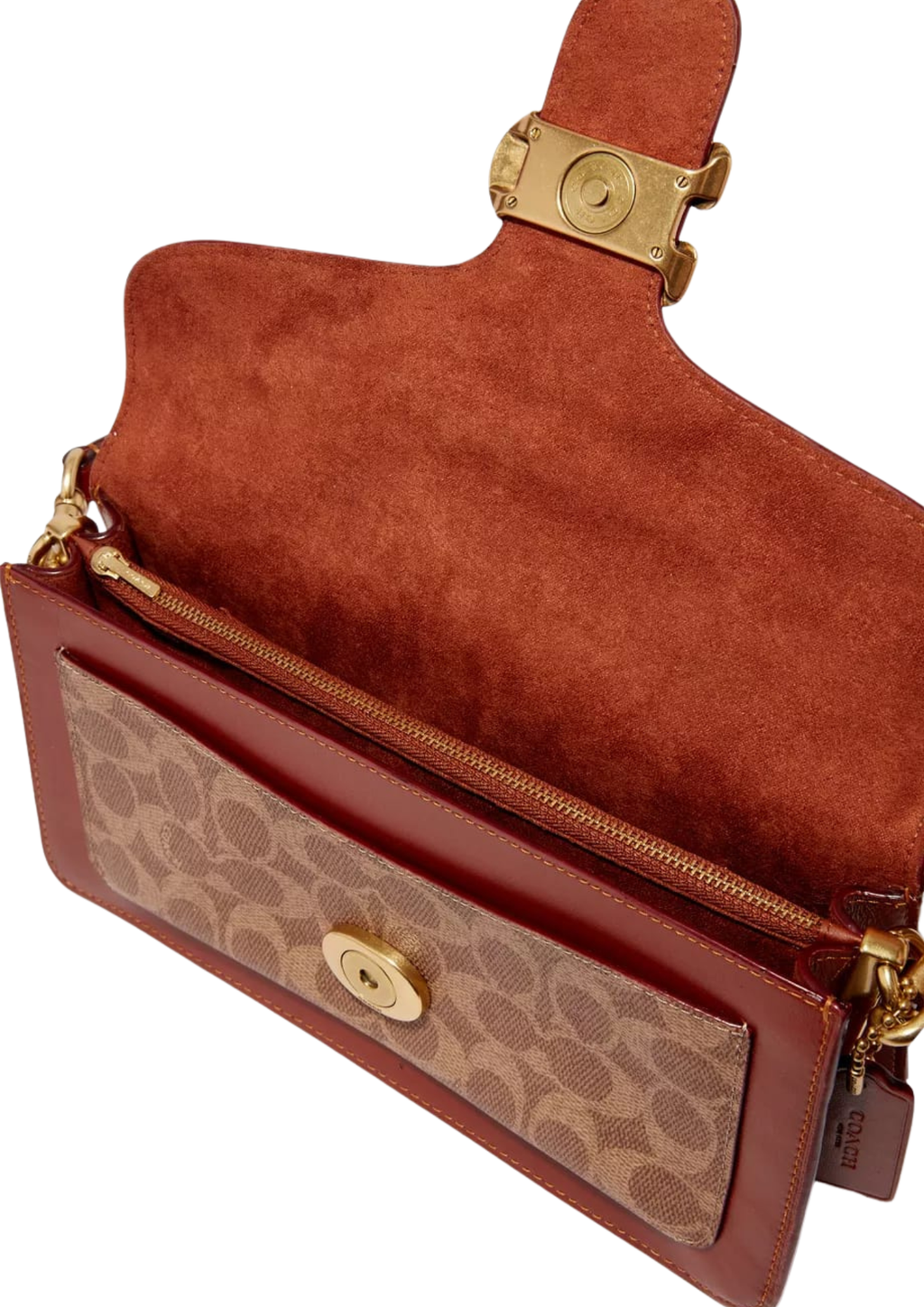 Coach Tabby Rust Tan Shoulder Bag