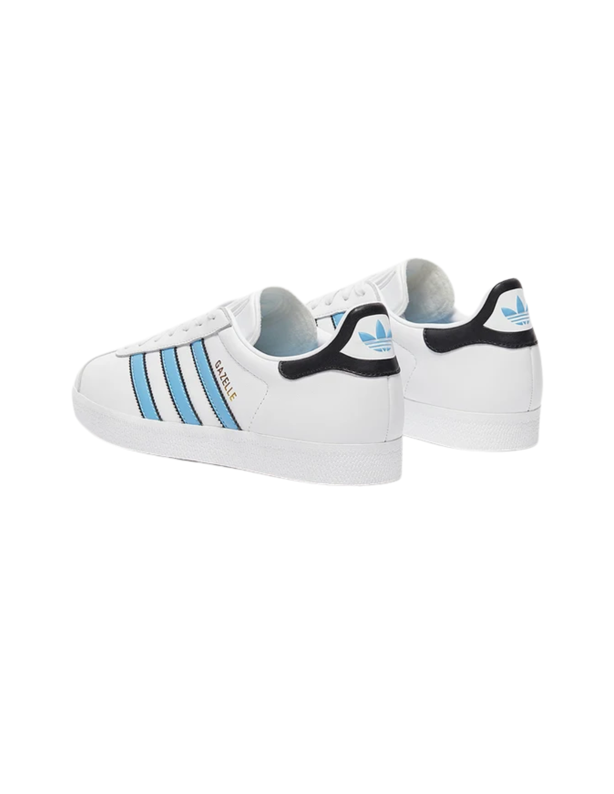 adidas Originals Gazelle Low-Top Sneakers – White & Blue – Unisex