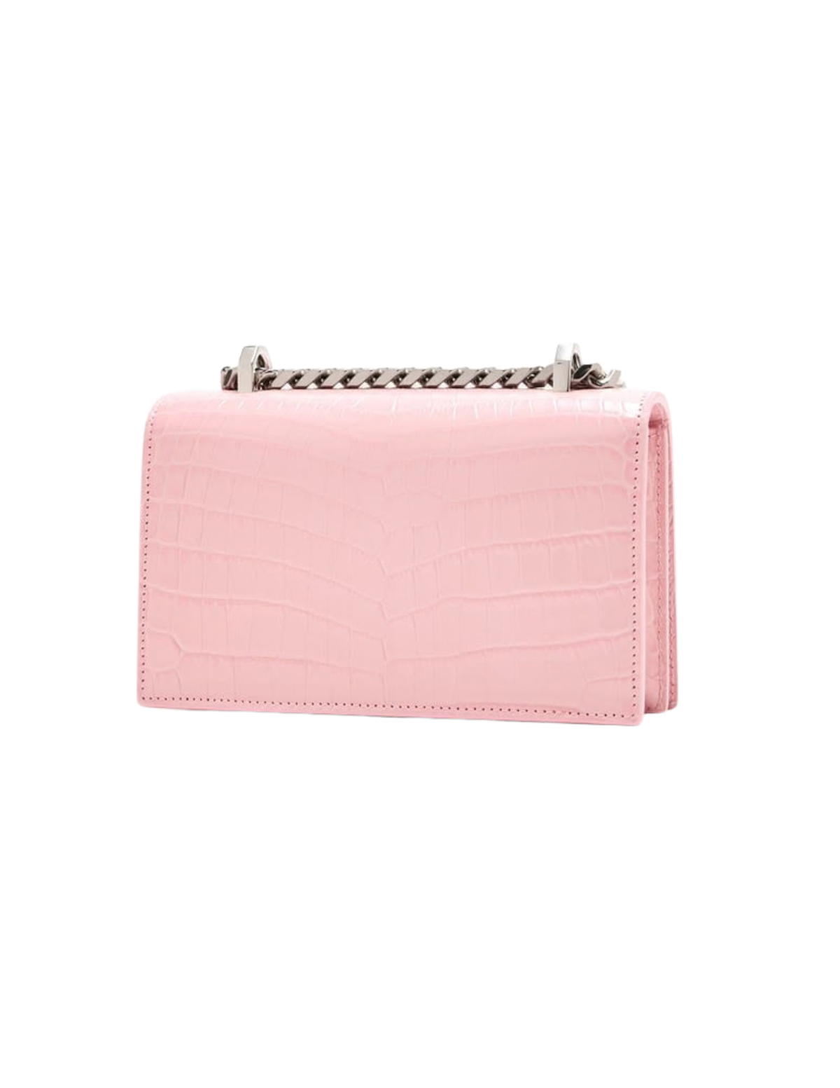 Alexander McQueen Mini Jewelled Satchel – Light Pink – Women